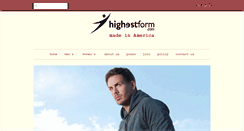 Desktop Screenshot of highestform.com